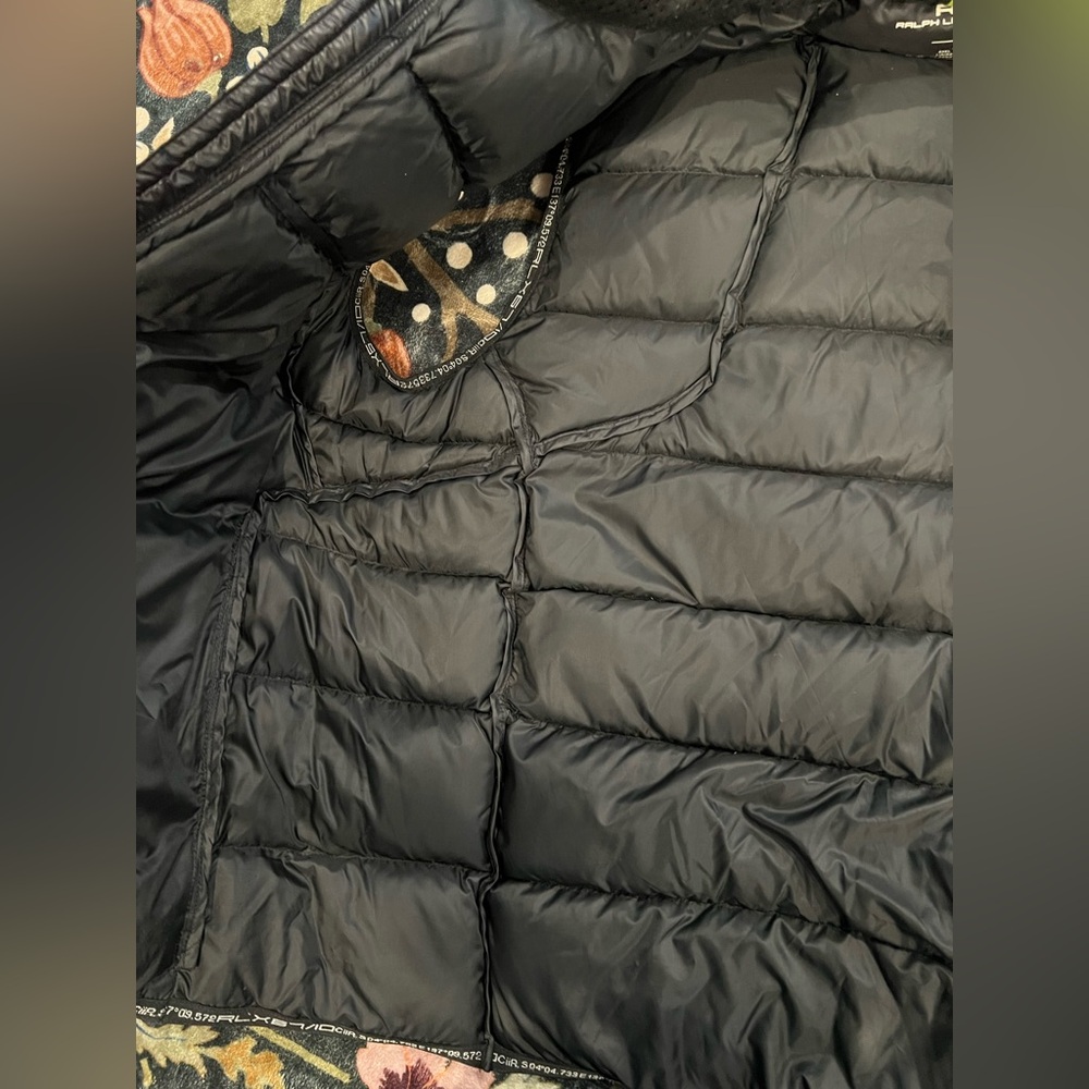 Ralph Lauren RLX Black Down Puffer Vest – Size Medium - Picture 5 of 8